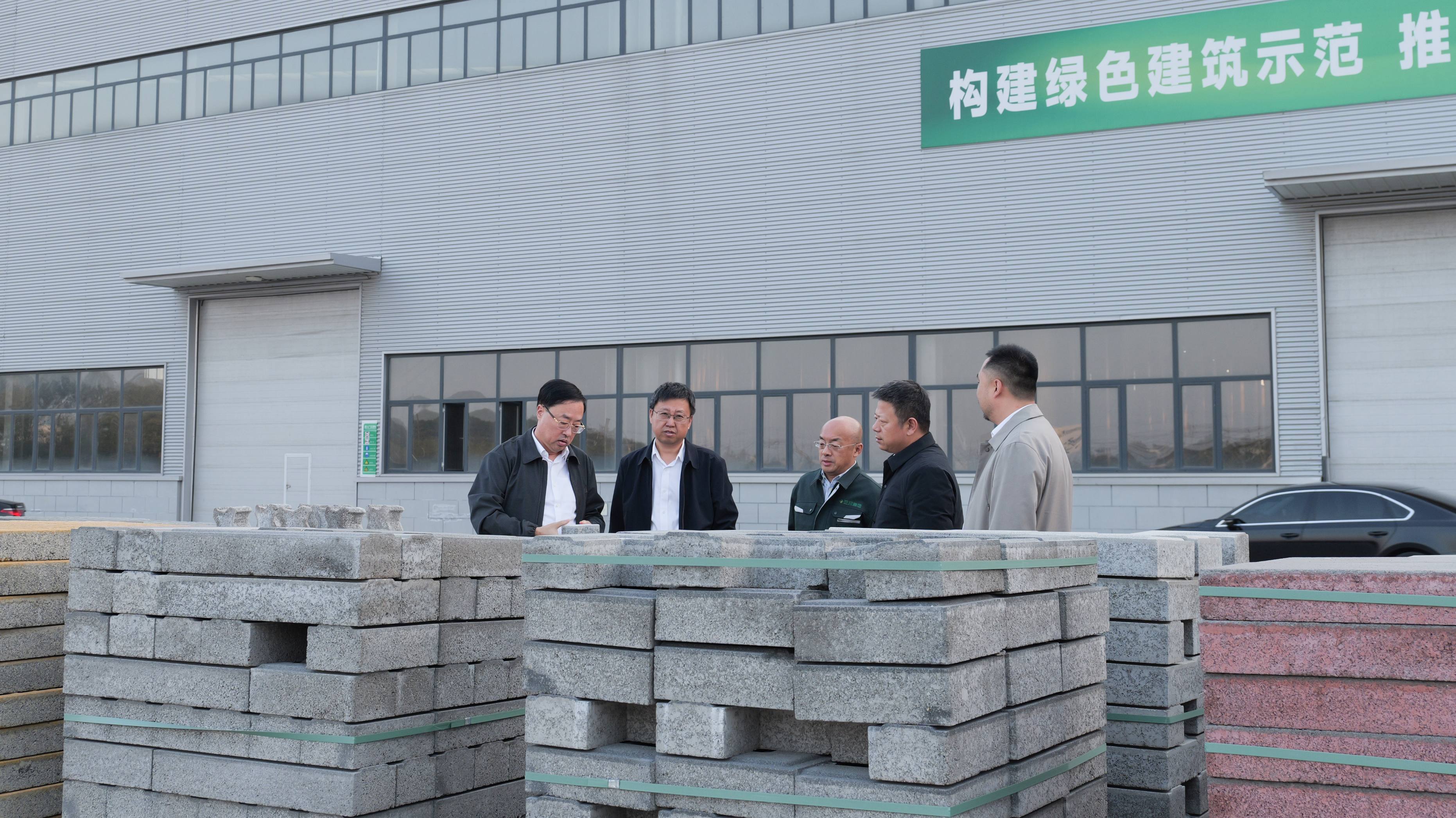 瓦房店市委书记马英骥一行调研东升国际官网集团循环经济产业园(图5)